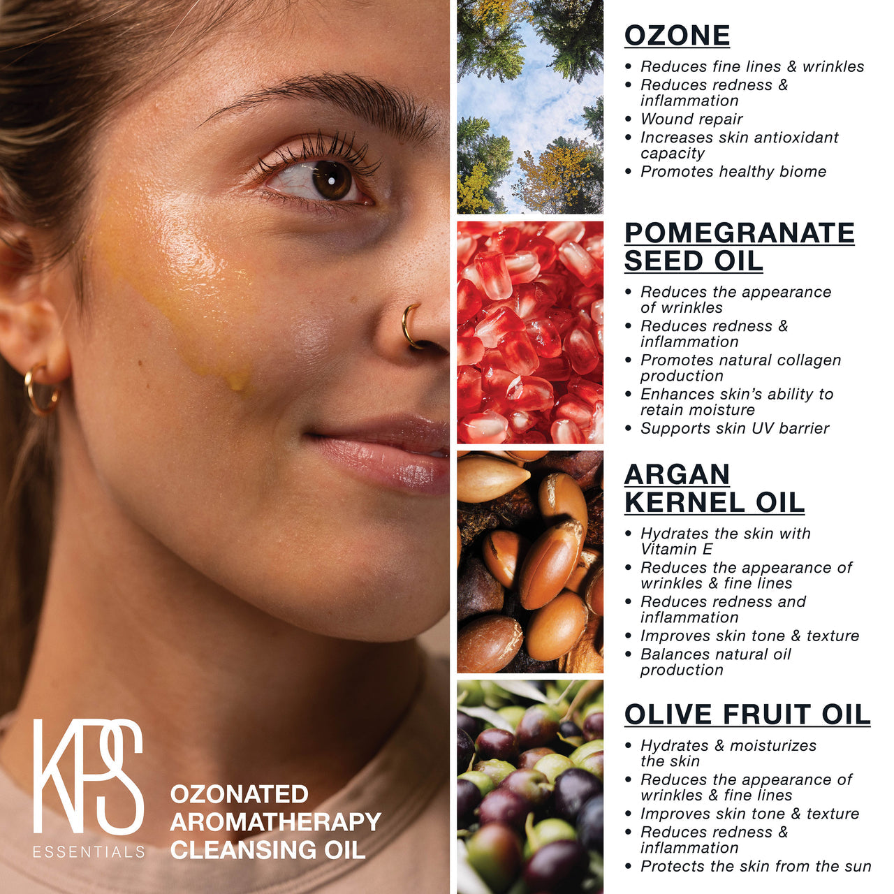 Ozonated Aromatherapy Cleansing Oil | Kindness Powered Skincare