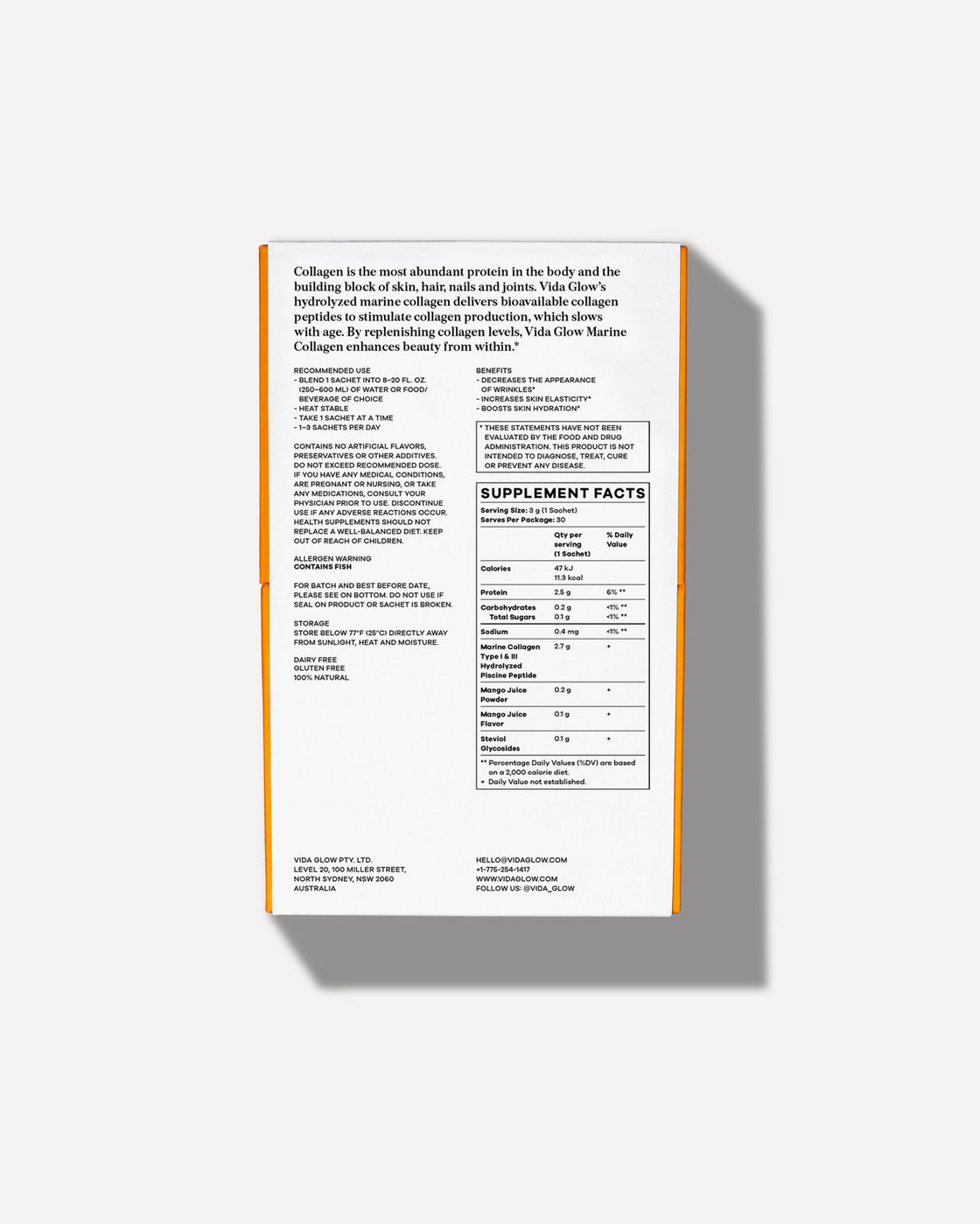 Natural Marine Collagen | VIDA GLOW