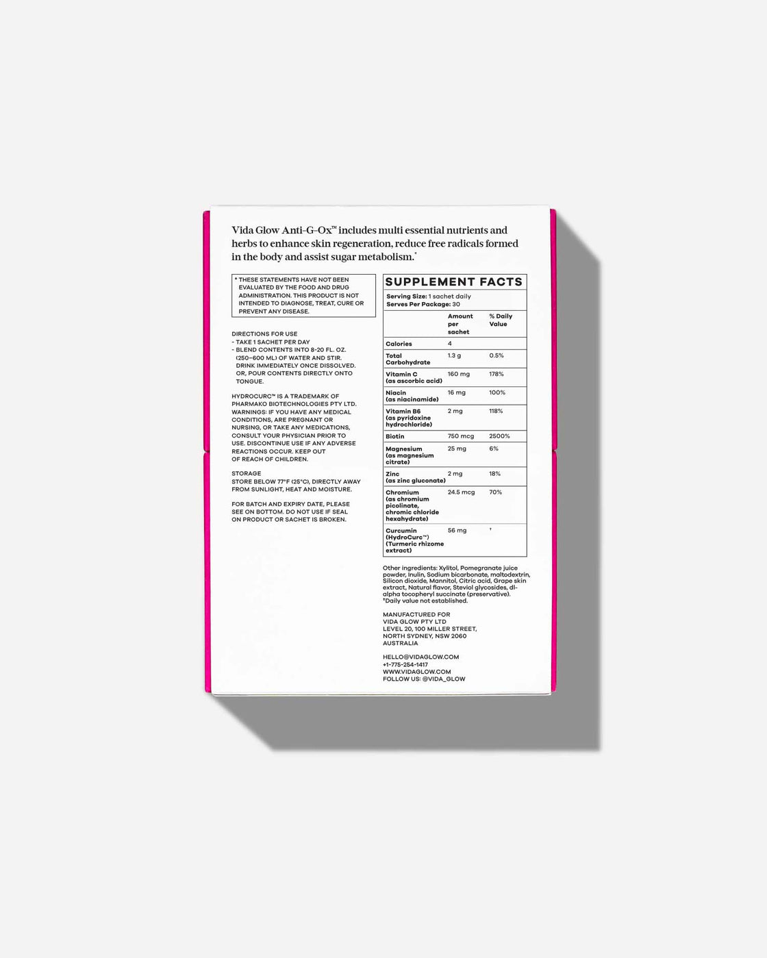 Anti-G-Ox Berry | VIDA GLOW