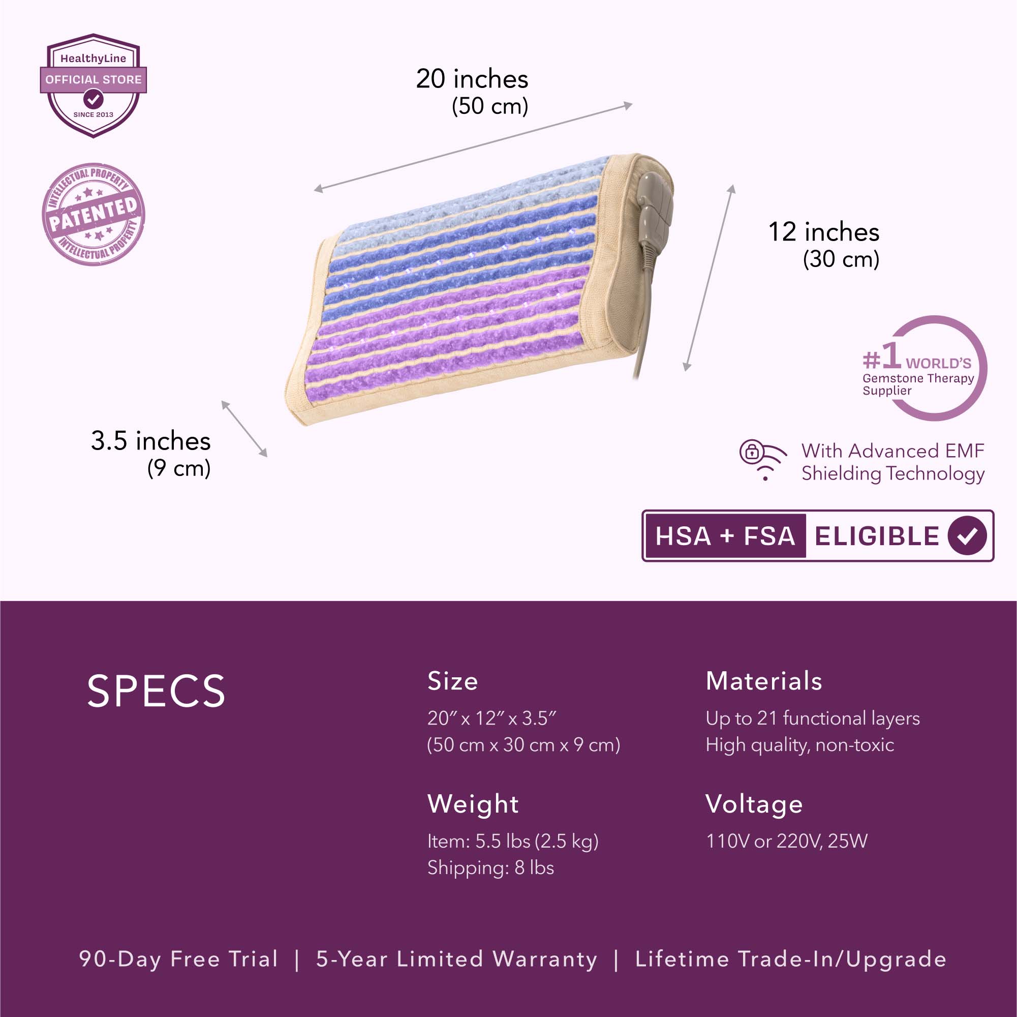 Rainbow Chakra Pillow Soft | HealthyLine