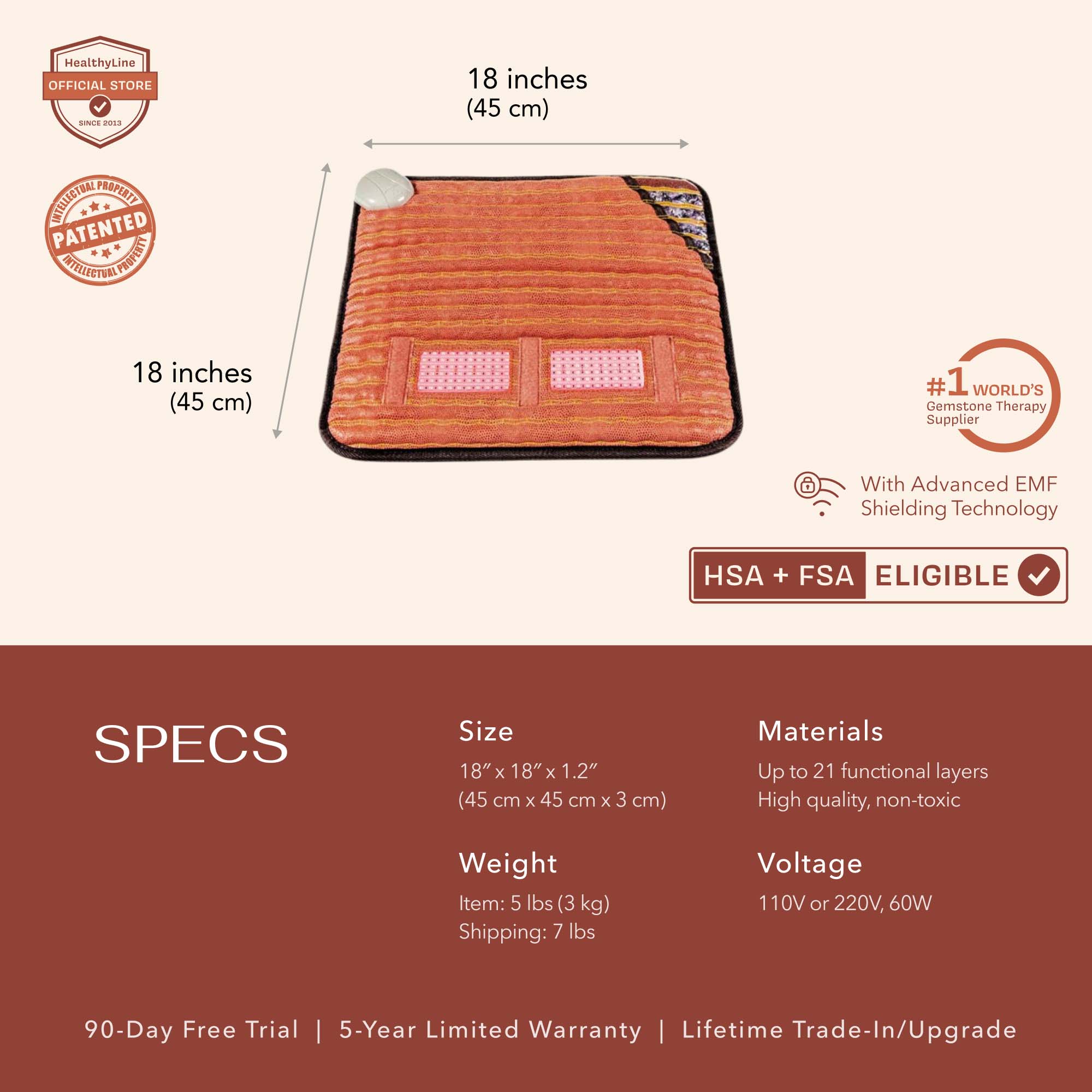 PEMF Far Infrared Heating Mats | HealthyLine