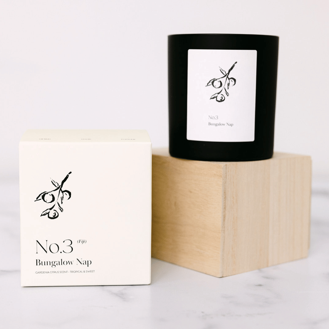 No. 3 Bungalow Nap (Fiji) Candle | Lucky Owl