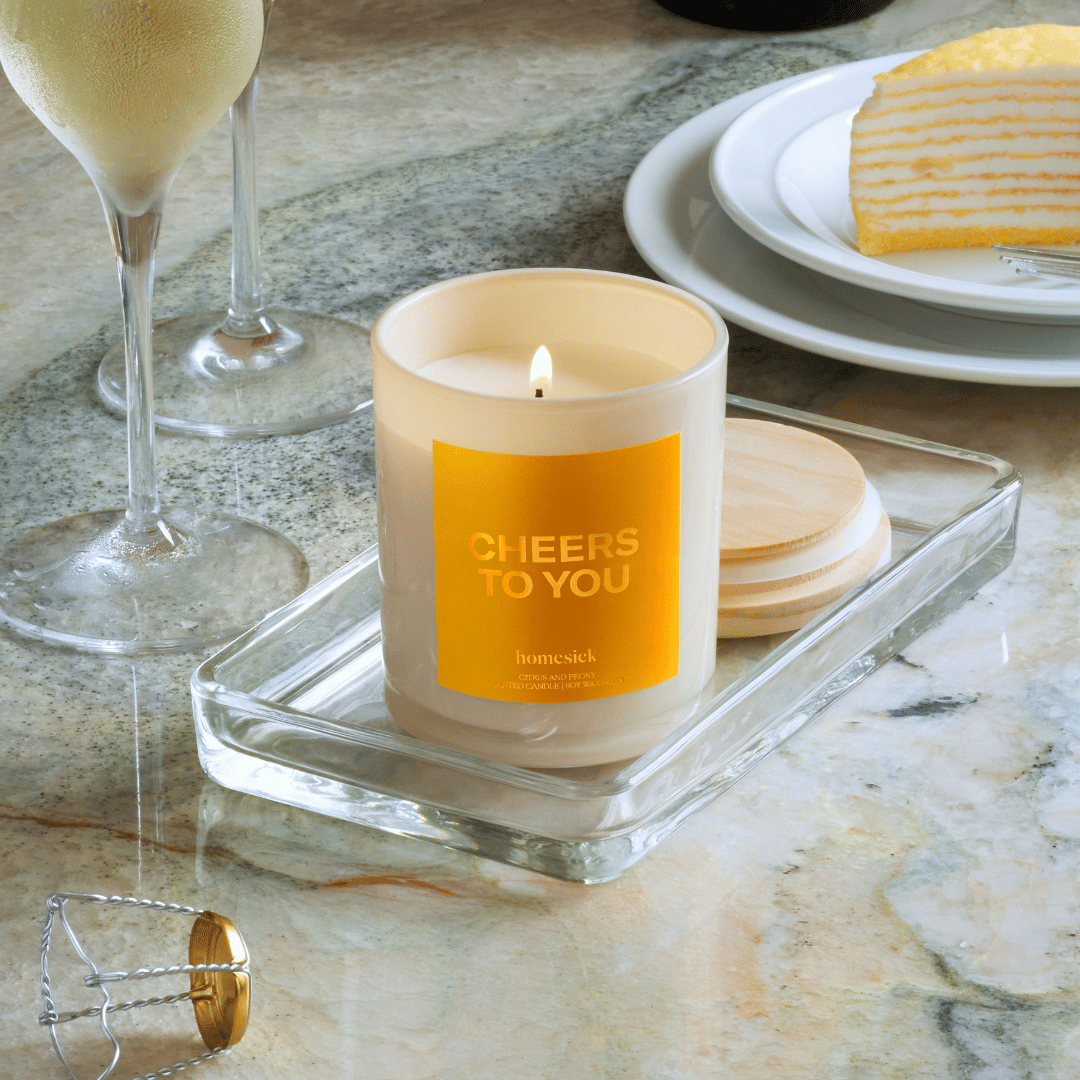 Cheers to You Candle | homesick
