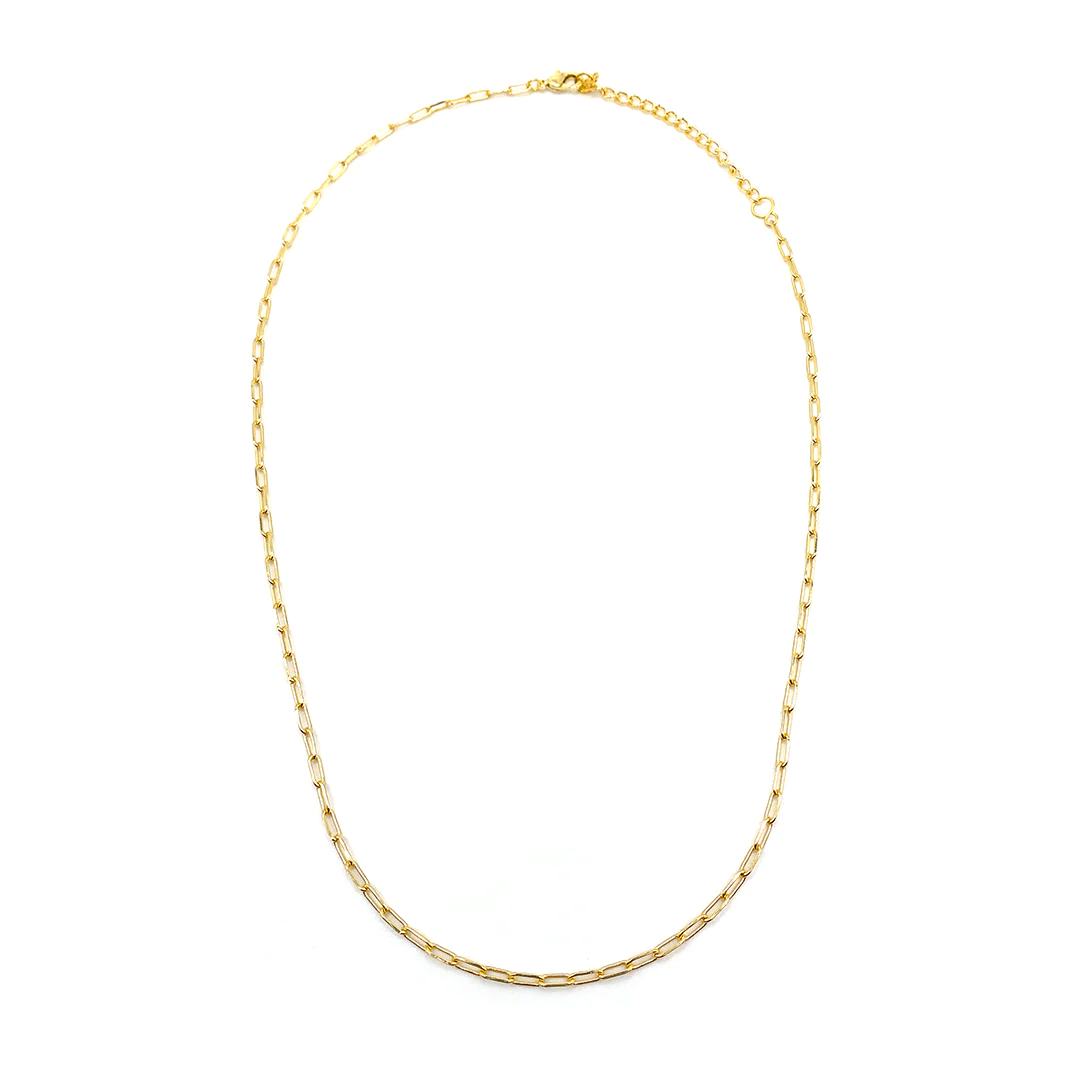 Frolic Paperclip Necklace /gold tone | Purpose Jewelry