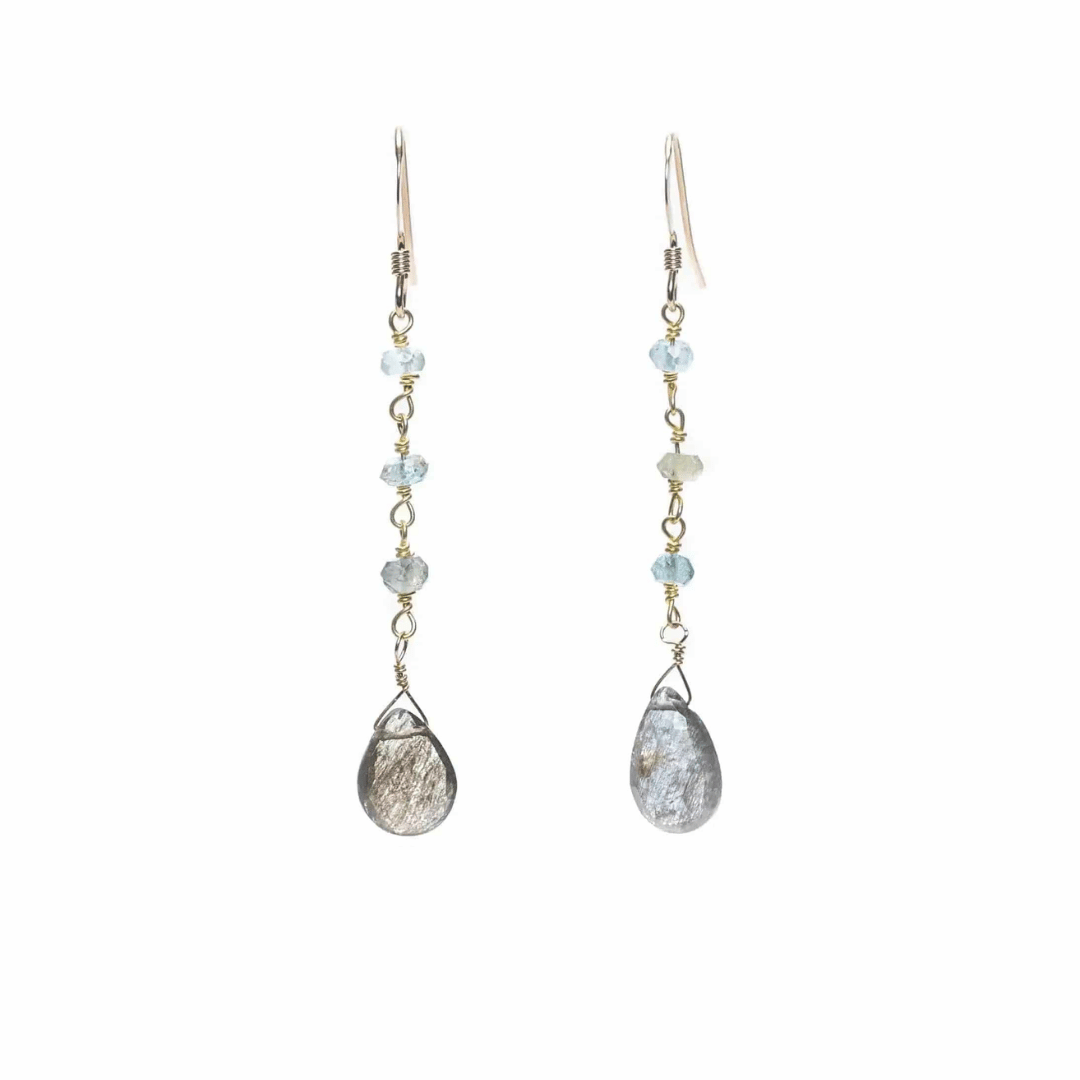 Alice Gemstone Earrings | Liv & B