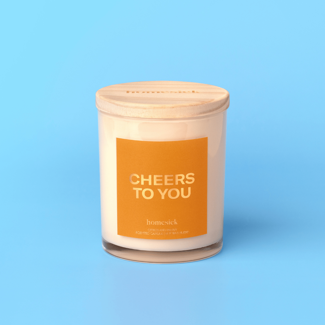 Cheers to You Candle | homesick