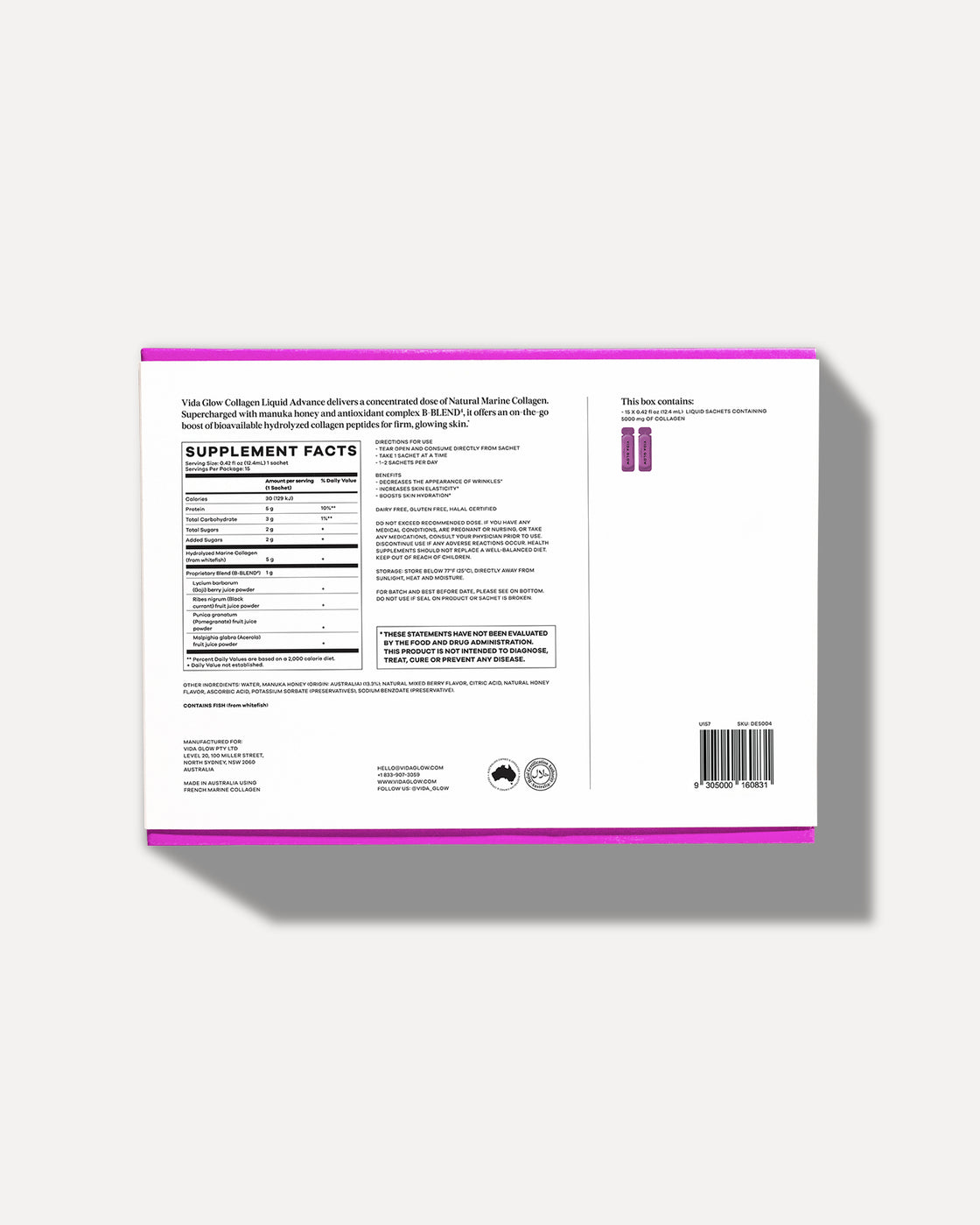 Collagen Liquid Advance | VIDA GLOW