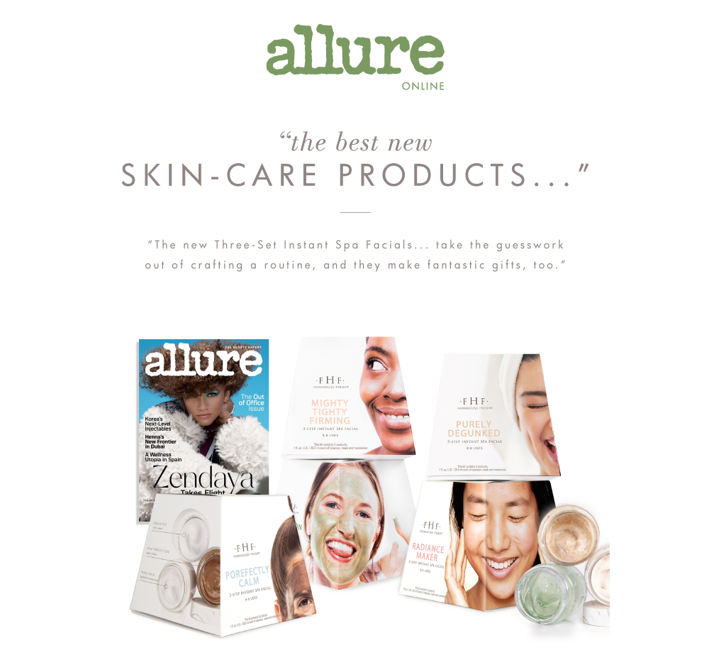 Porefectly Calm™ 3-step Instant Spa Facial | Farmhouse Fresh