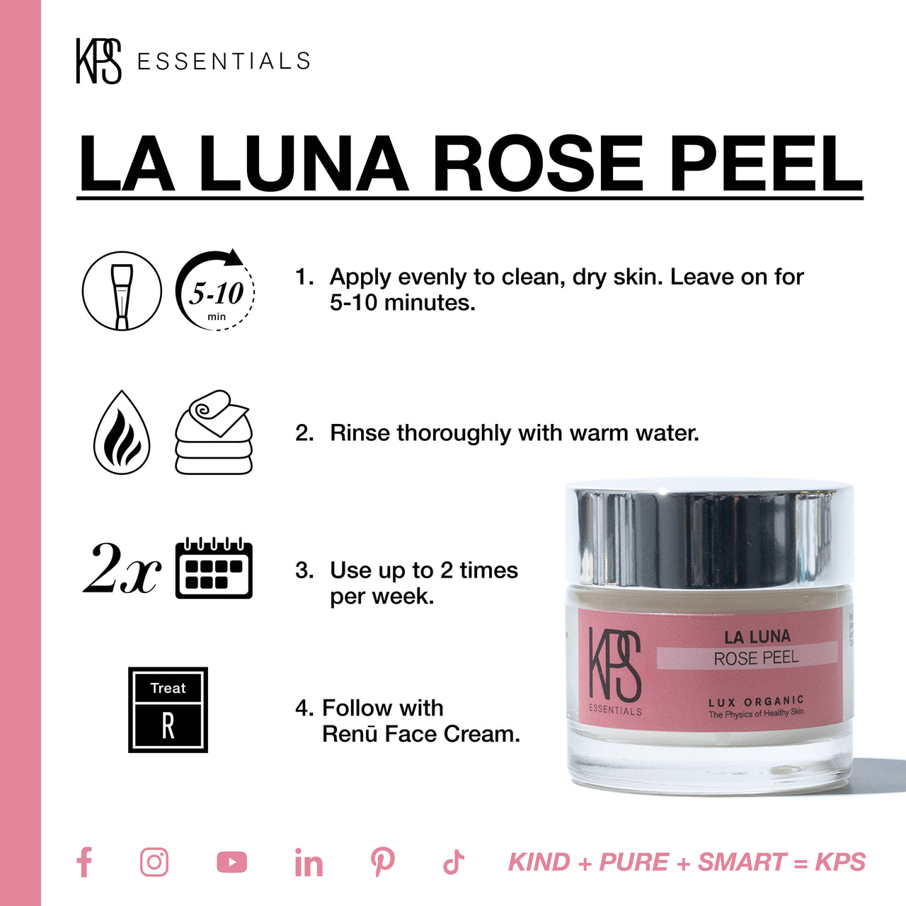 La Luna Rose Peel | Kindness Powered Skincare