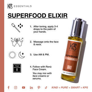 Superfood Elixir | Kindness Powered Skincare