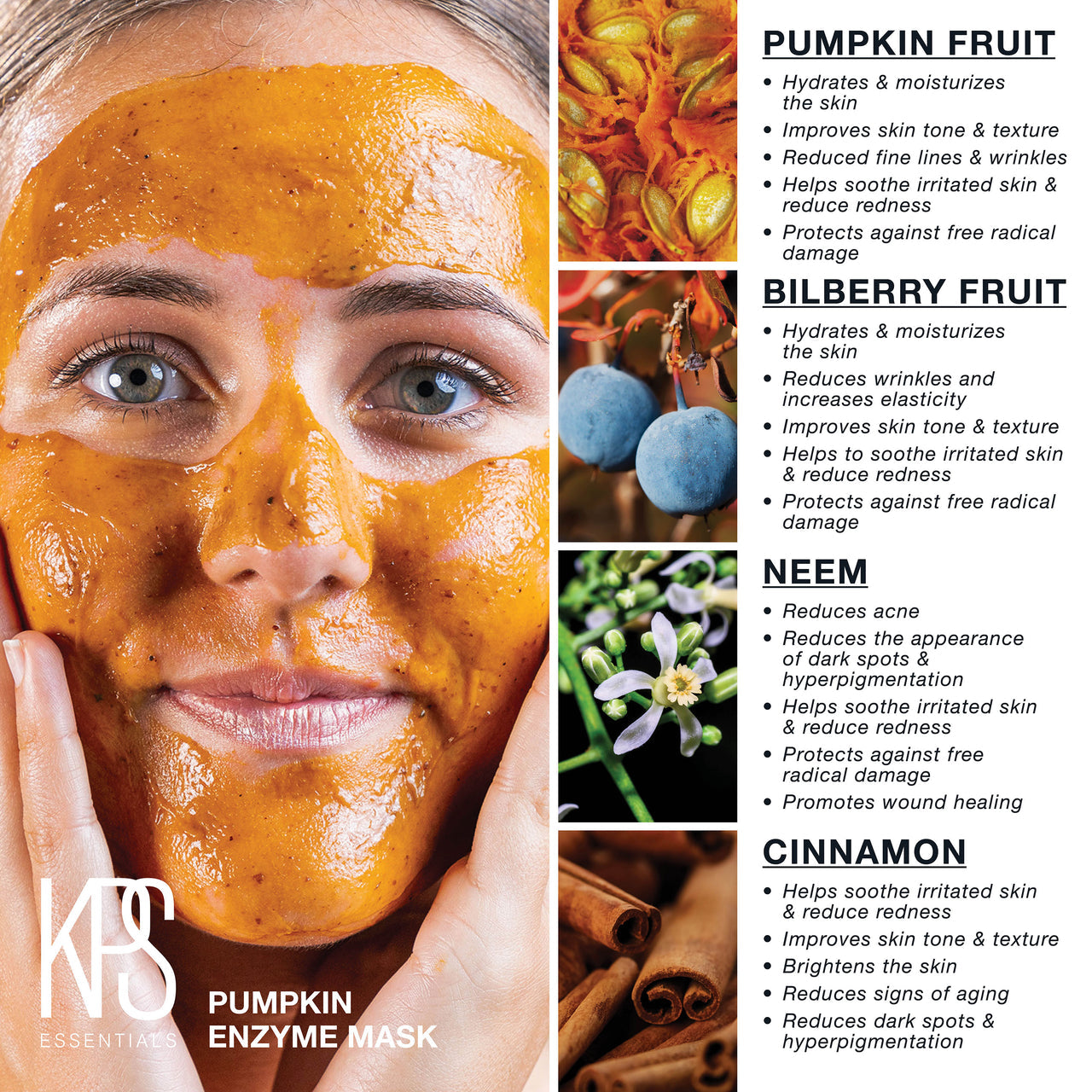 Pumpkin Enzyme Mask | Kindness Powered Skincare