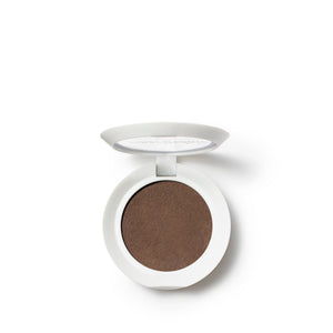Open compact of PureBrow Brow Powder | Jane Iredale in a rich brown shade, designed for natural-looking eyebrow definition and enhancement.