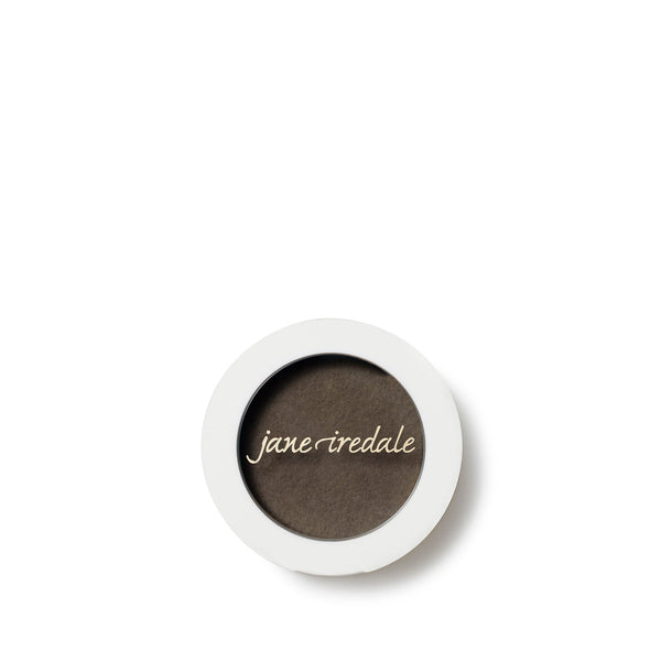 Closed compact of PureBrow Brow Powder | Jane Iredale in a medium brown shade for natural eyebrow definition and enhancement.