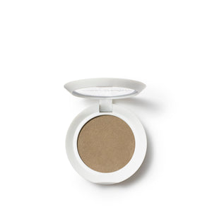 Open compact of PureBrow Brow Powder | Jane Iredale in a neutral blonde shade, displayed on a white background for skincare and beauty wellness.