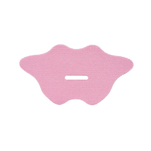 Pink contoured adhesive strip designed for comfortable overnight use as Mouth Tape | Dreambox Beauty to support breathing and promote wellness.