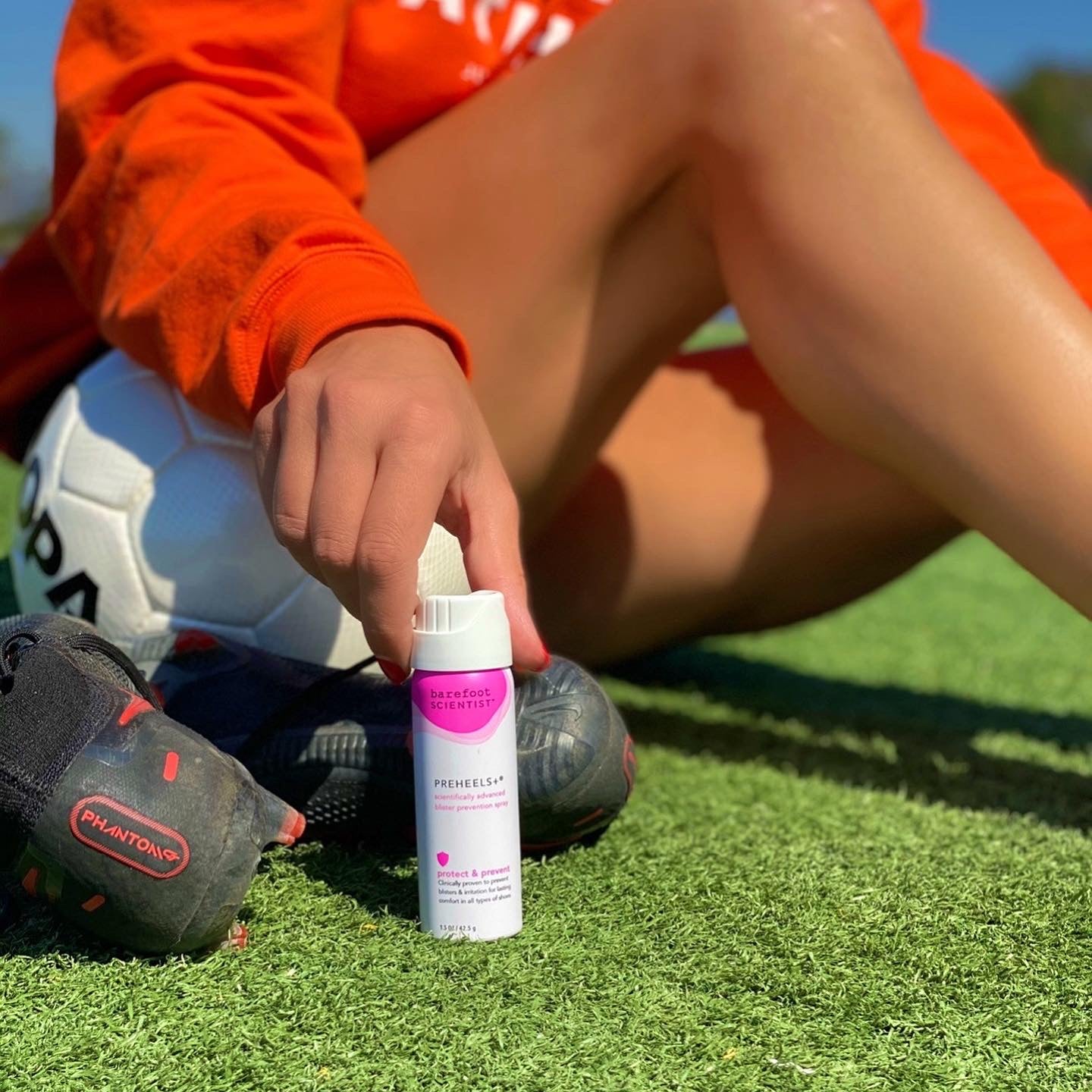 Preheels+ Blister Prevention Spray | Barefoot Scientist