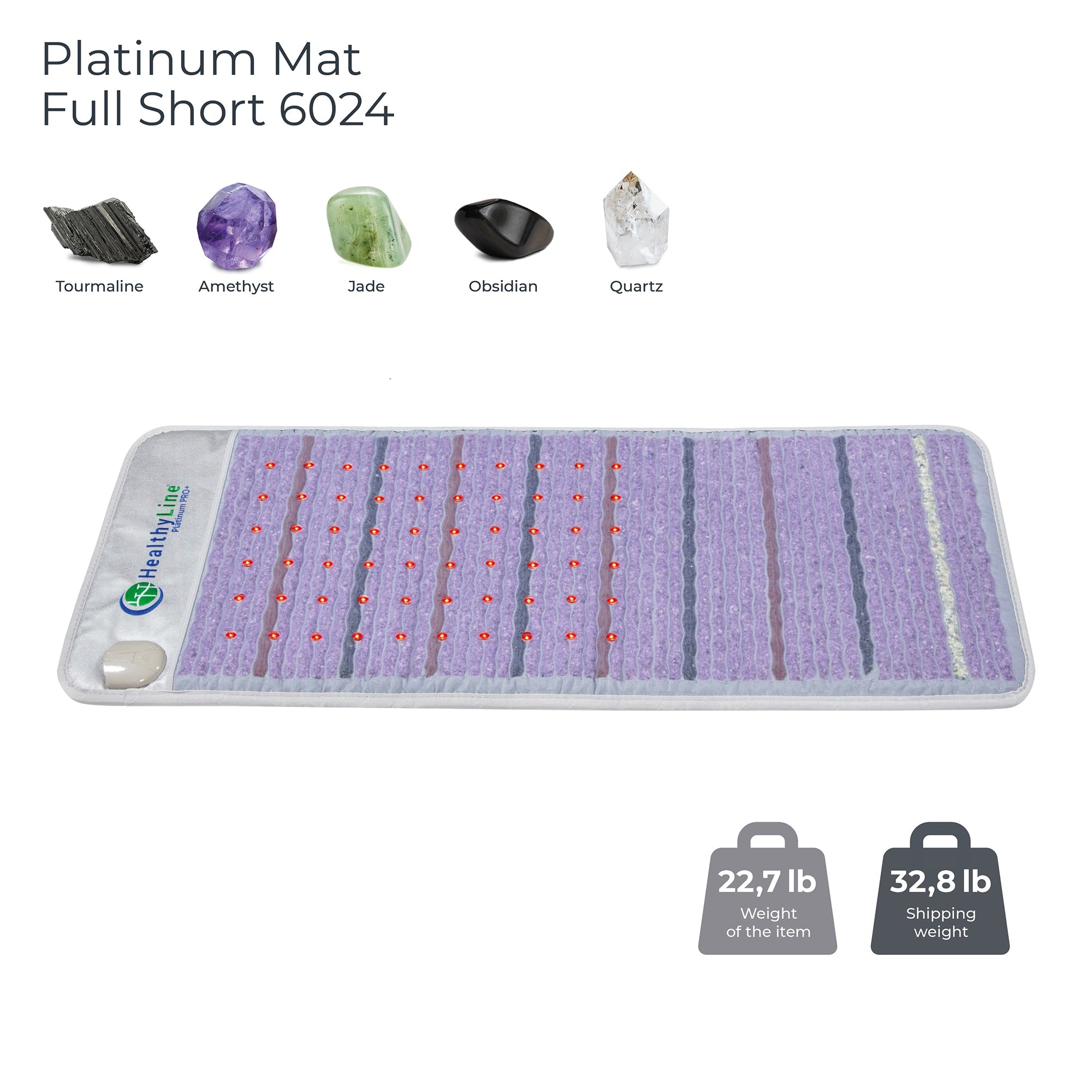 Platinum-Mat™ Full Short 6024 Firm - Photon Advanced PEMF InfraMat Pro® | HealthyLine