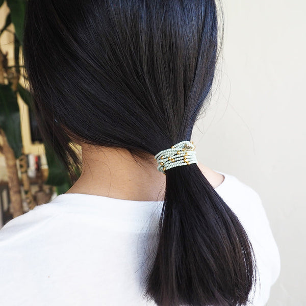 Wonder Wrap Bracelet (Cream Pearl & Gold Multi) | Love You More