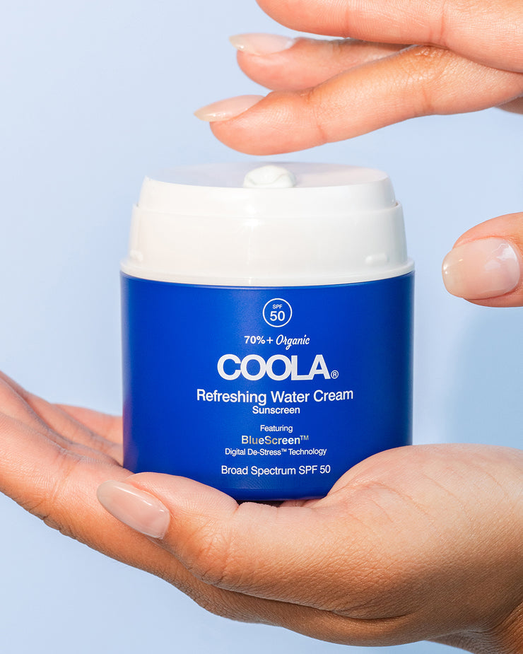 Refreshing Water Cream Organic Face Sunscreen SPF 50 | COOLA