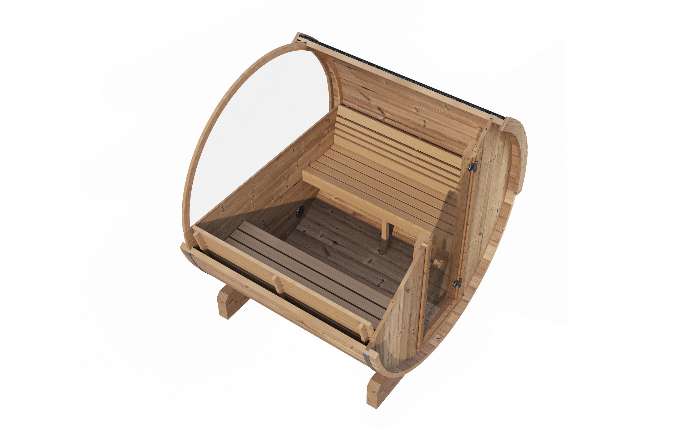 E7W Barrel Sauna - 4 Person | Western Sol