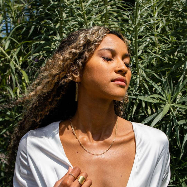 Frolic Paperclip Necklace /silver tone | Purpose Jewelry