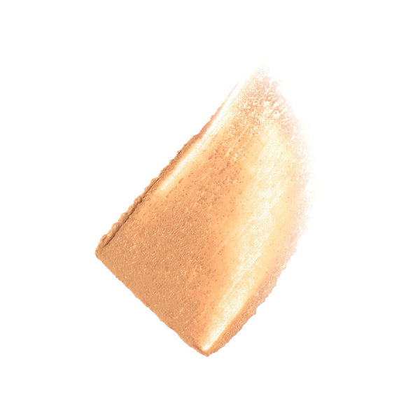 Swatch of HydroPure™ Tinted Serum with Hyaluronic Acid & CoQ10 | Jane Iredale showing a smooth, medium beige shade with a dewy finish for skincare and complexion enhancement.