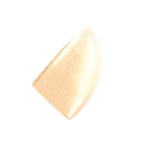 Swatch of HydroPure™ Tinted Serum with Hyaluronic Acid & CoQ10 | Jane Iredale in a light, natural shade, showcasing the smooth and hydrating skincare formula.