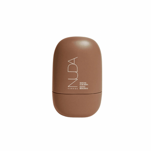 Compact brown bottle of Bronzing Glow Drops | NUDA designed for skincare with a smooth, minimalist shape enhancing a natural radiant glow.