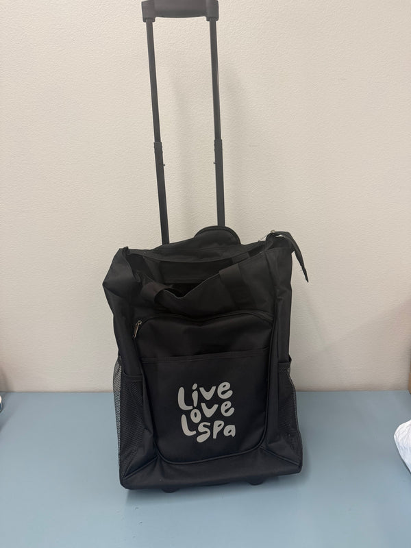 NEW Live Love Spa Rolling Trade Show Tote | Live Love Spa