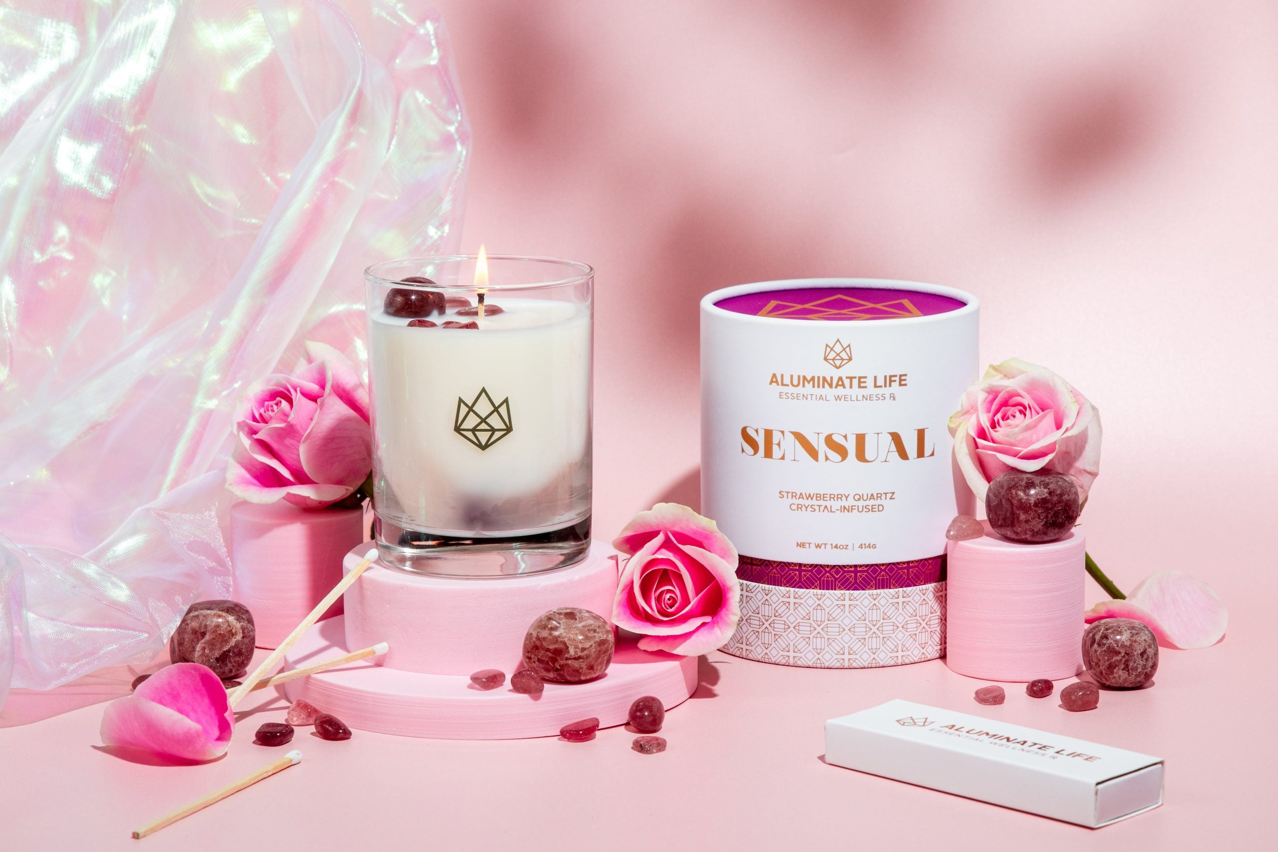 Sensual Glass Candle | Aluminate Life