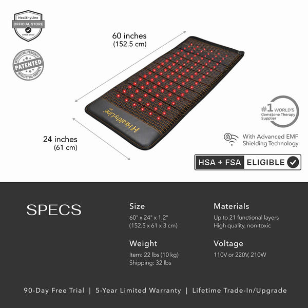 Jet Series - PEMF Far Infrared Heating Mats | HealthyLine