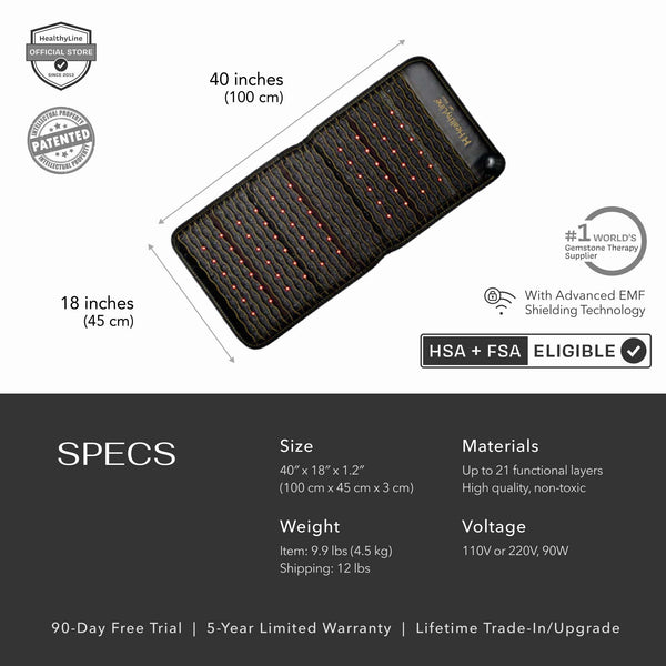 Jet Series - PEMF Far Infrared Heating Mats | HealthyLine