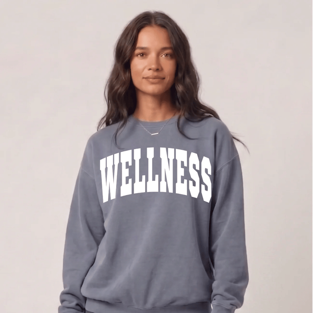 Wellness Unisex Crew Neck Sweatshirt | Lucky Owl