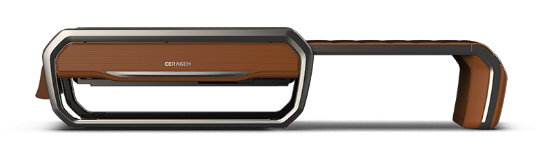 CERAGEM V6 Therapeutic Thermal Home Massager | Ceragem with sleek wooden accents and modern design, ideal for home wellness and recovery care.