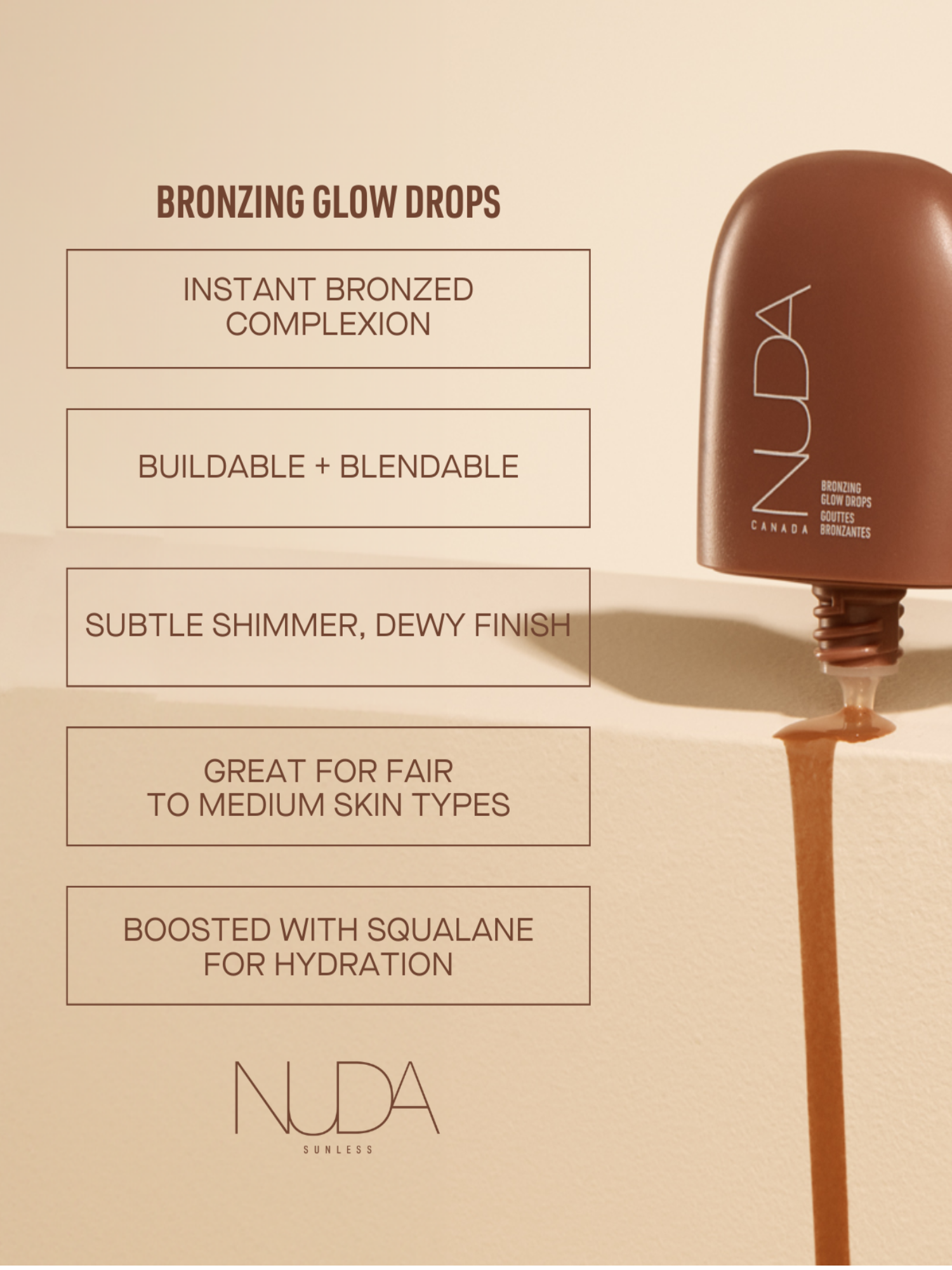 Bronzing Glow Drops | NUDA