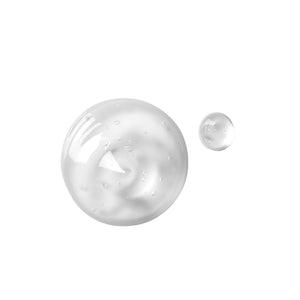 Clear gel droplets showcasing the smooth texture of Hydrating Aqua Gel | NuFACE, highlighting hydration and skincare benefits for a radiant complexion.