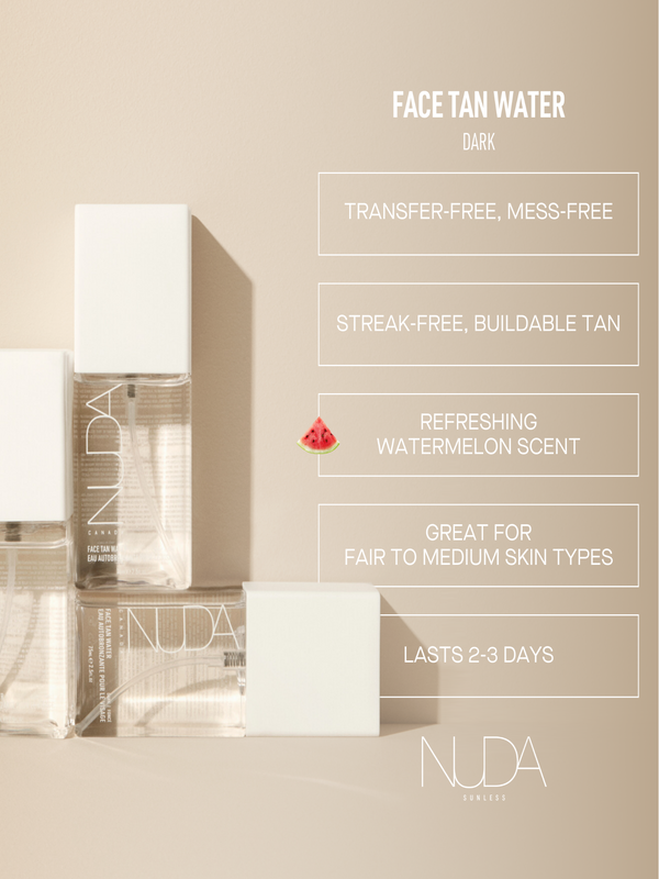 Face Tan Water - Dark | NUDA