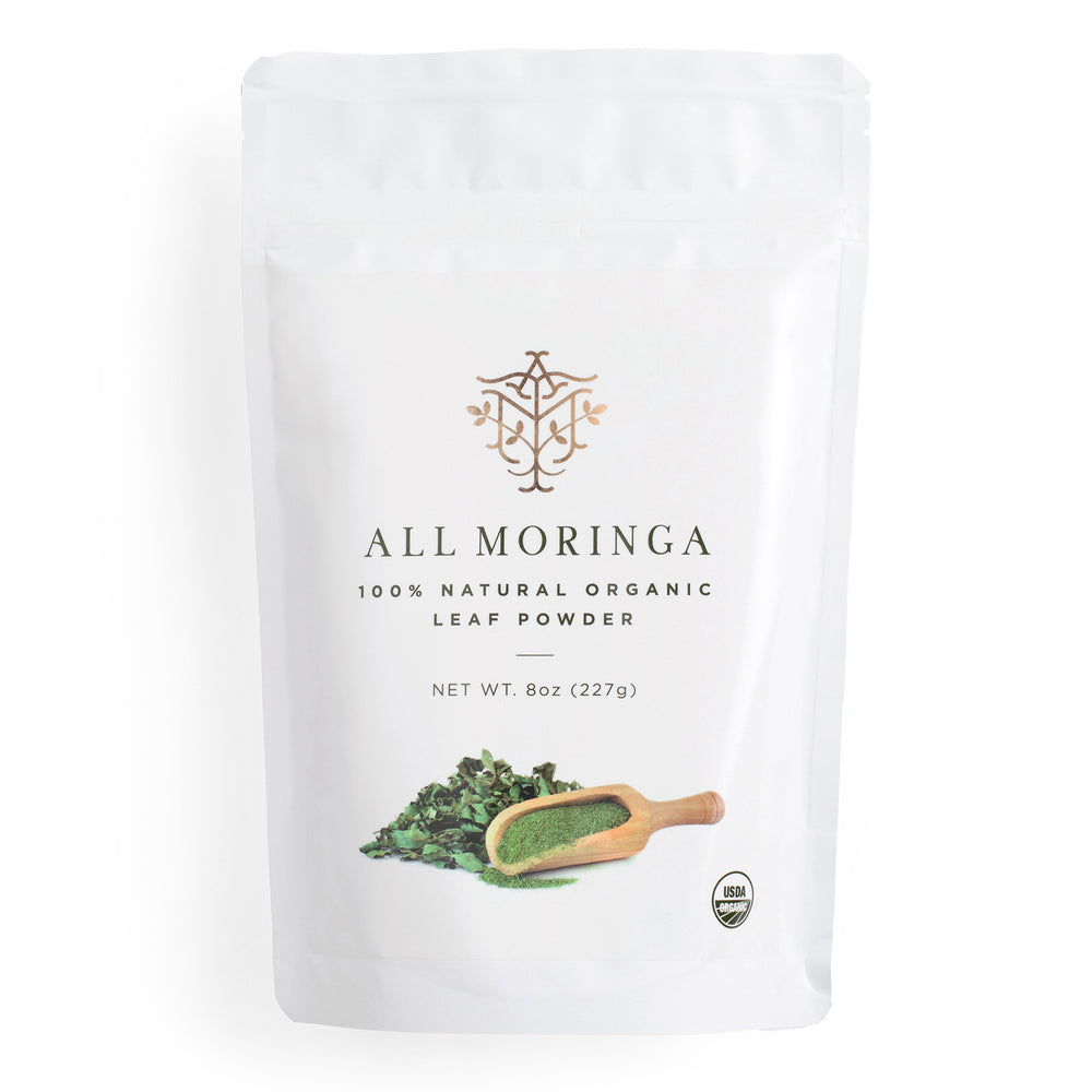 Premium 100% Organic Raw Moringa Oleifera Leaf Powder 4oz | All Moringa