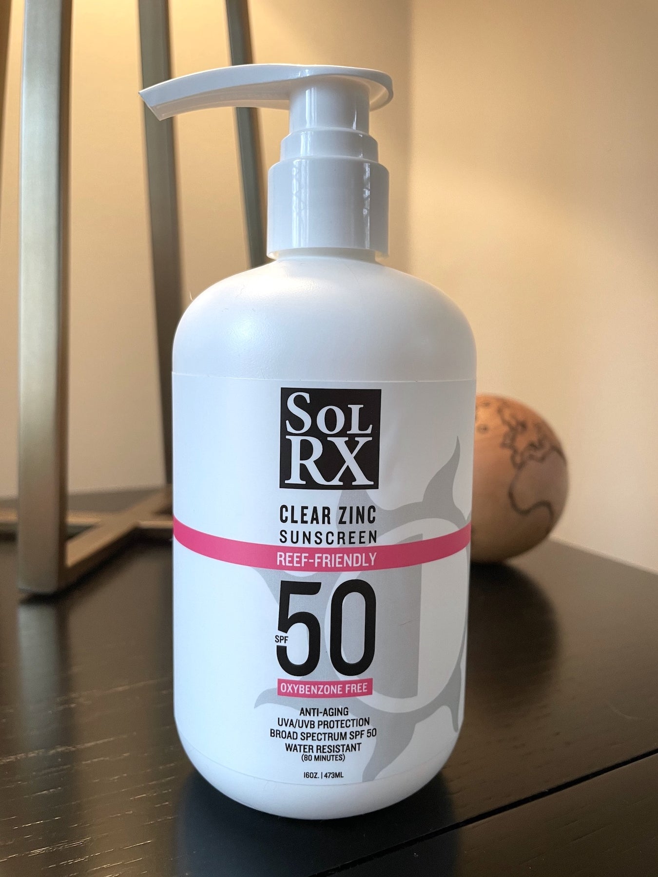 Clear Zinc 16 oz Sunscreen w/Pump | SolRX Sunscreen