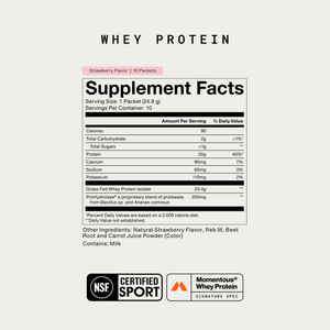 Whey Protein Isolate 10-Travel Packs