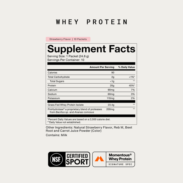 Whey Protein Isolate 10-Travel Packs