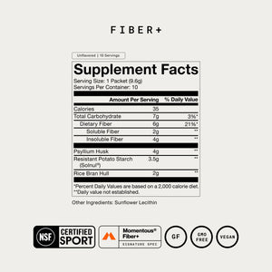 Fiber+ 10-Travel Packs