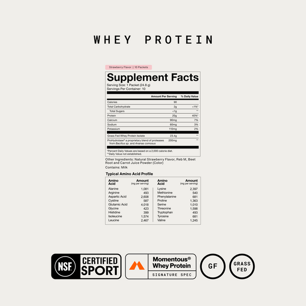 Whey Protein Isolate 10-Travel Packs