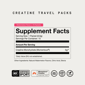 Creatine 15-Travel Packs