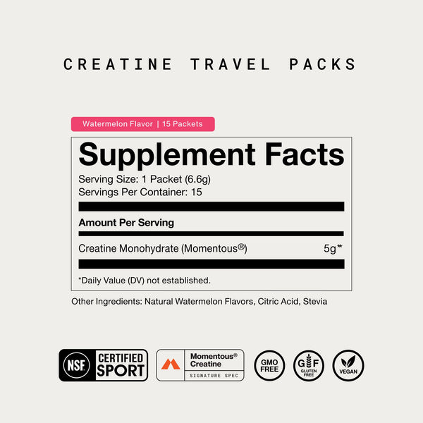 Creatine 15-Travel Packs