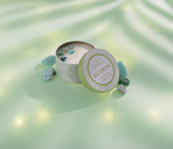 Bloom Candle Tin 6 oz | Aluminate Life