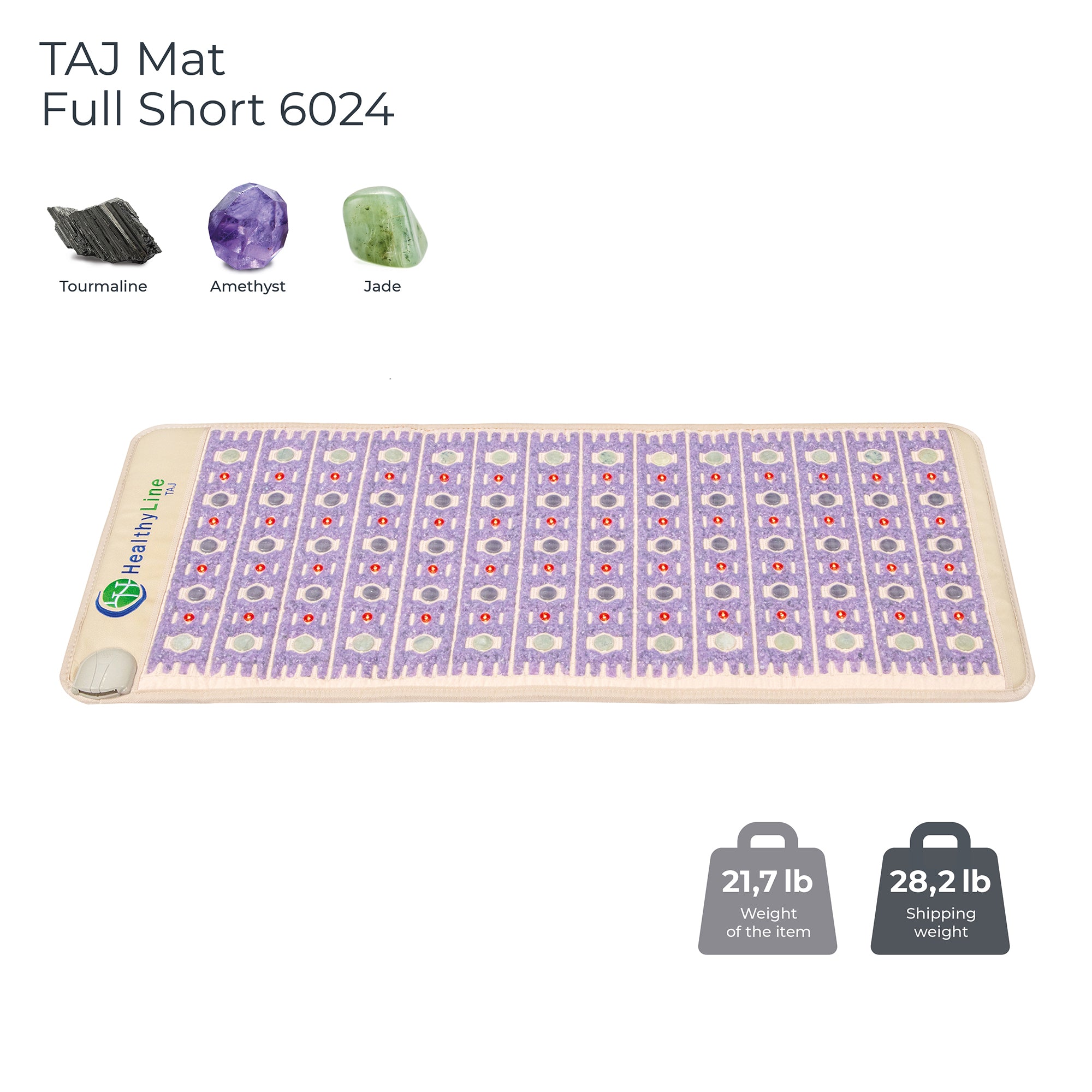 TAJ-Mat™ Full Short 6024 Firm - Photon PEMF InfraMat Pro® | HealthyLine