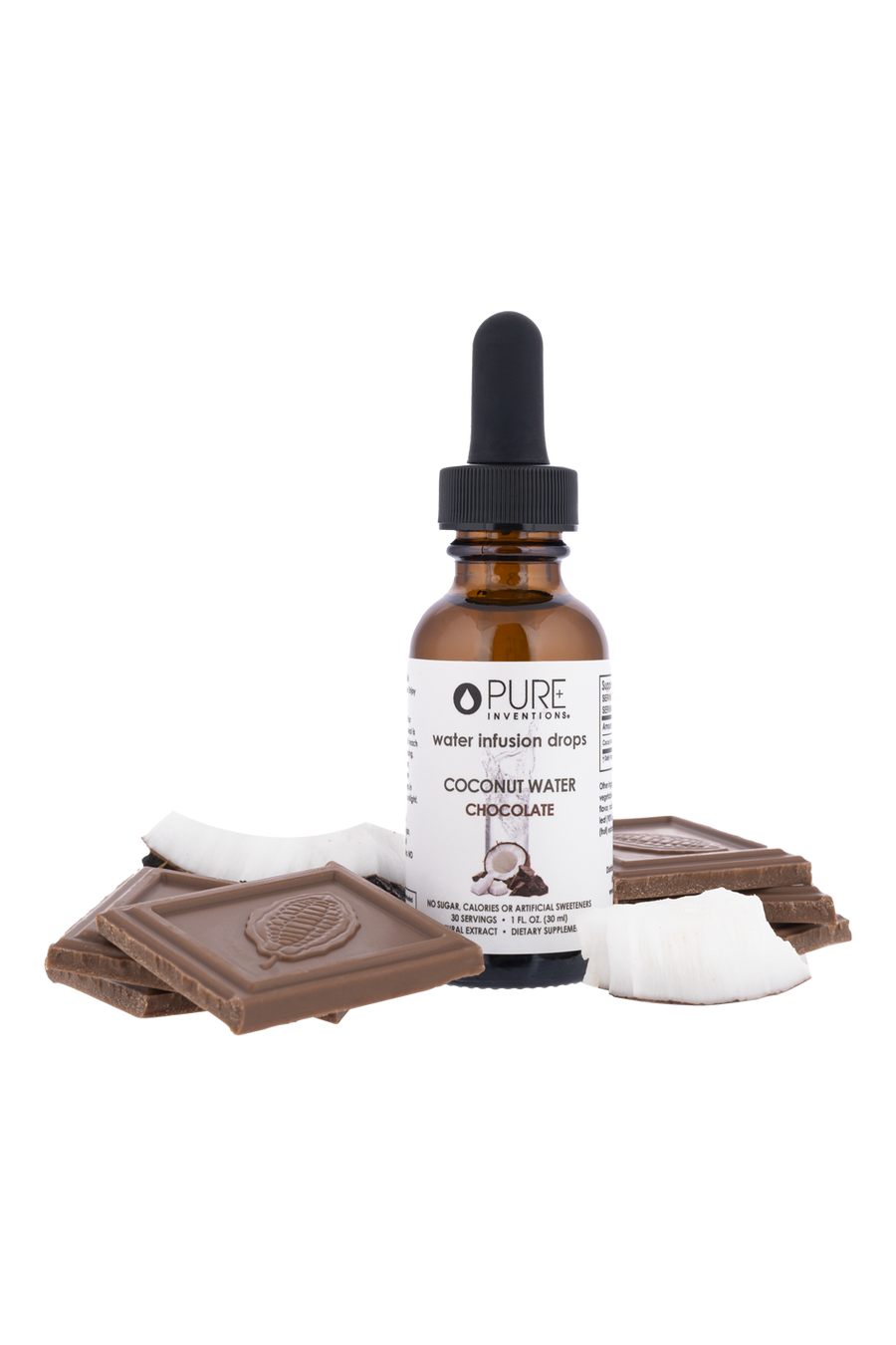 Coconut Chocolate Water Infusion Drops | Pure Inventions