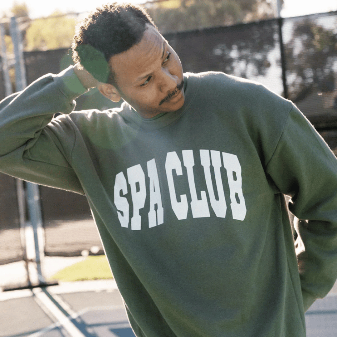 Spa Club Crew Neck Sweatshirt | Lucky Owl