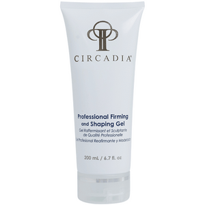 Tube of Firming & Shaping Gel (Professional) | Circadia with a white design and clear cap, highlighting skincare for professional body care and firming.